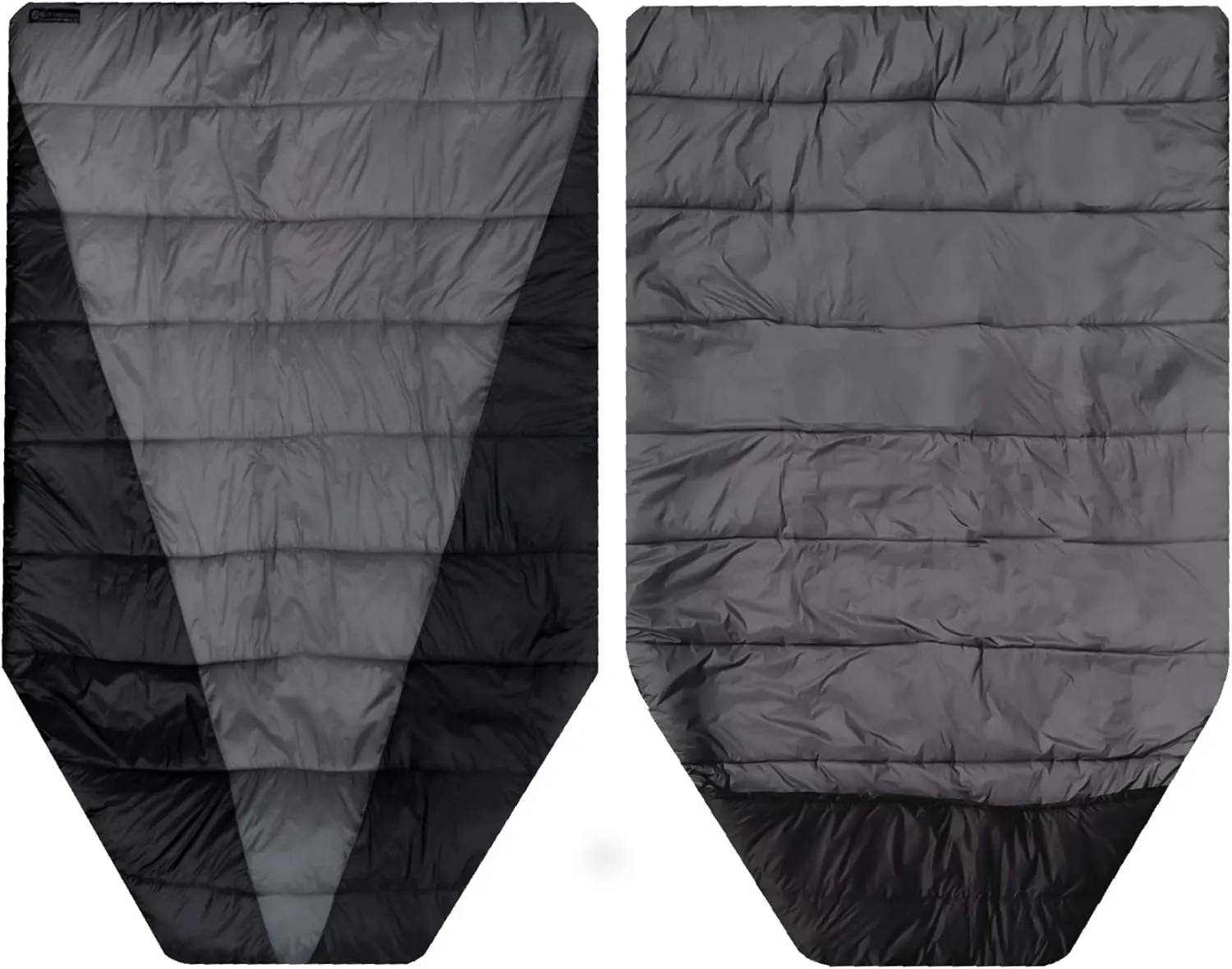 Adventure Top Quilt, The Sleeping Un-Bag and Hammock Camping Top Quilt (Black/Gray)