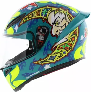 AGV K1 S Valentino Rossi Mugello 1999 Motorcycle Helmet Blue SM