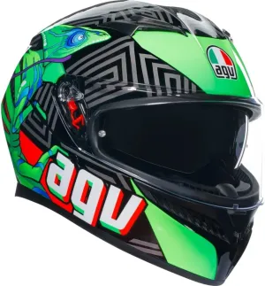 AGV K3 Kamaleon Motorcycle Helmet Black/Red XL