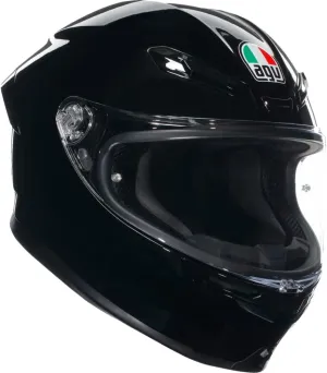 AGV K6 S Solid Motorcycle Helmet Black XS