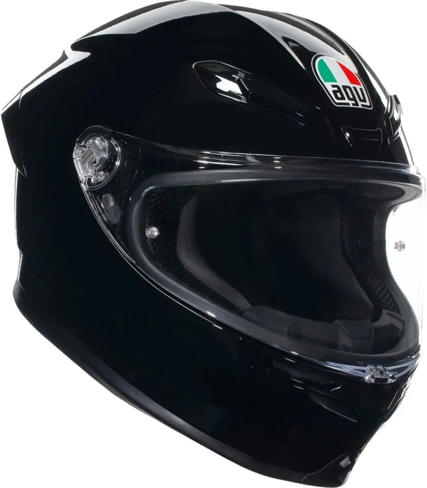 AGV K6 S Solid Motorcycle Helmet Black XS