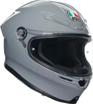 AGV K6 S Solid Motorcycle Helmet Gray XS
