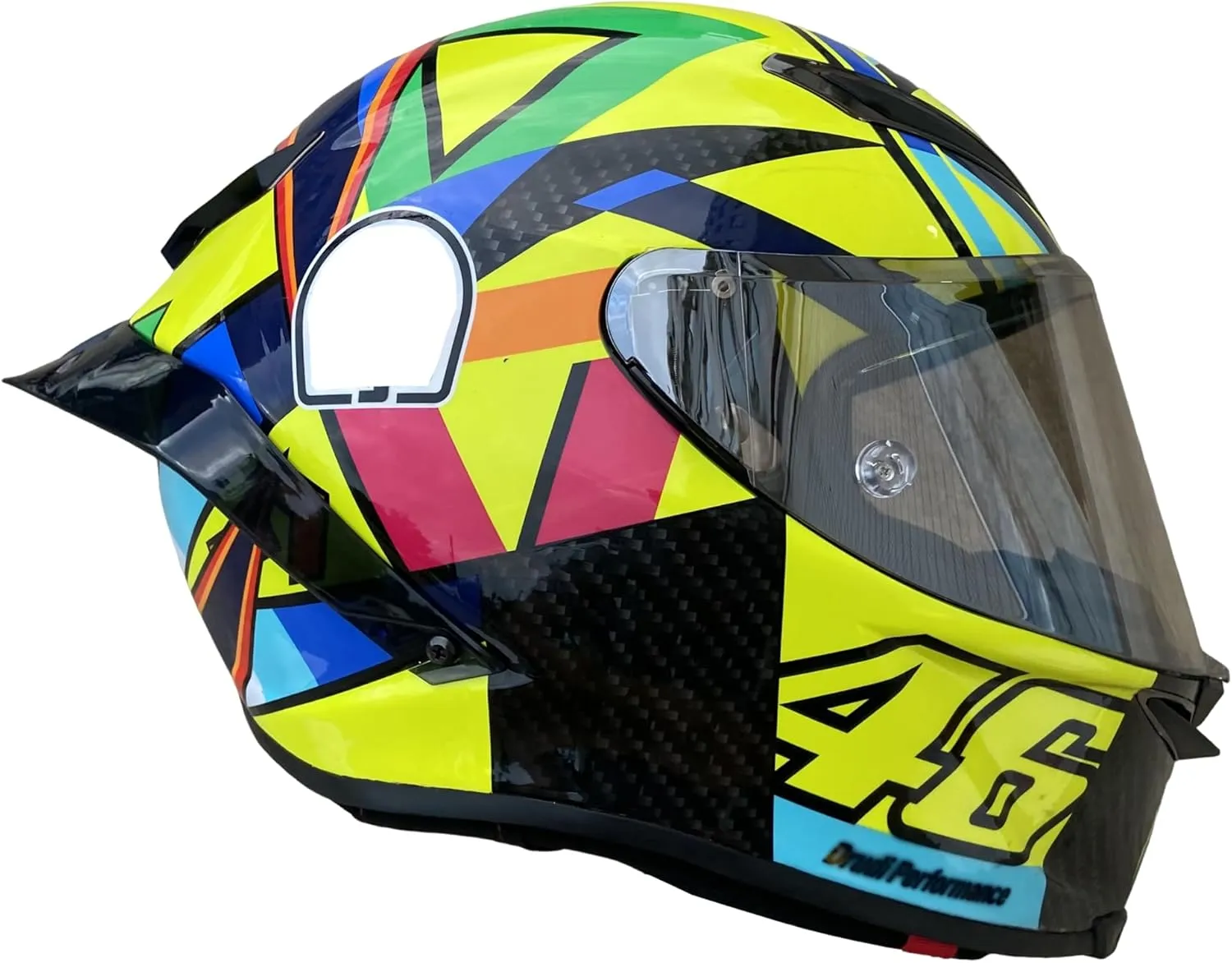 AGV Pista GPR Face Shield Uv-Protected for Pista GPRR, Corsa-R Helmet Shield Visor Windshield (Revo Clear Silver-Day and Night)