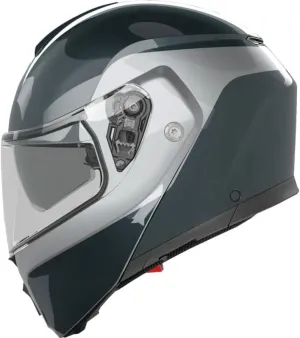 AGV StreetModular Levico Helmet (Large, Gray/Silver)
