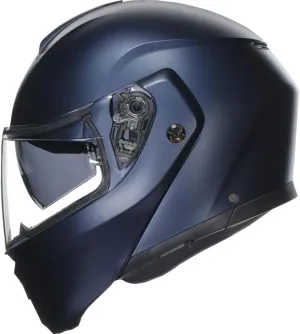 AGV StreetModular Solid Helmet (Small, Mono Matte Profundo Blue)