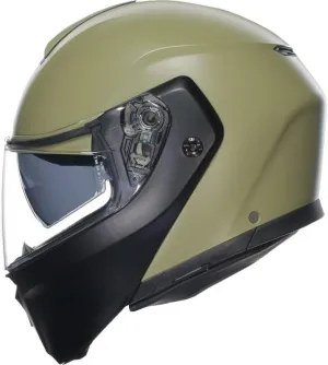 AGV StreetModular Solid Helmet (X-Large, Mono Matte Pastello Green/Black)