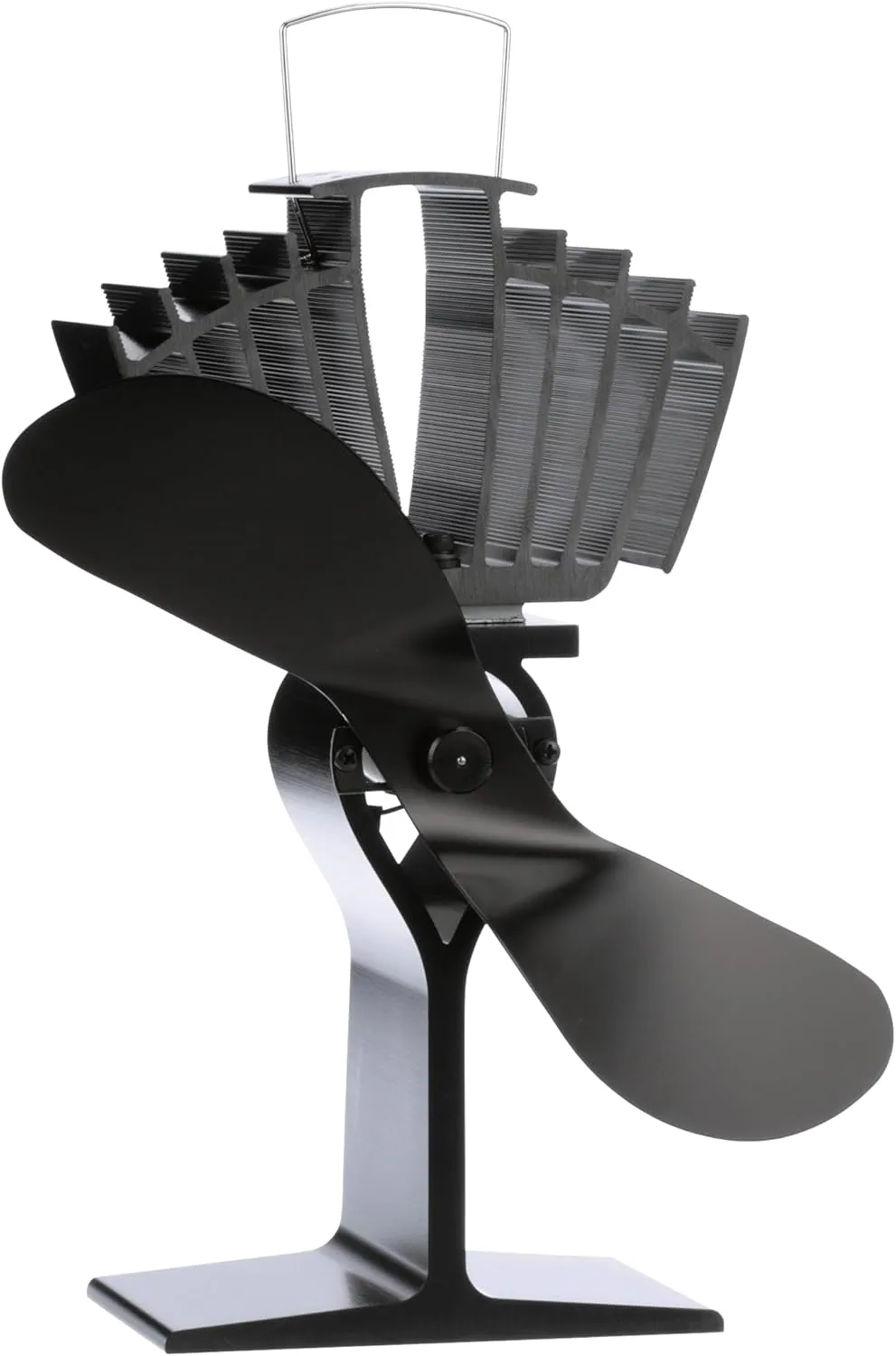 AirMax, Classic Styled, Heat Powered Wood Stove Fan, 175 CFM, 812AMXBX, Large-Sized, 9" Blade, Black