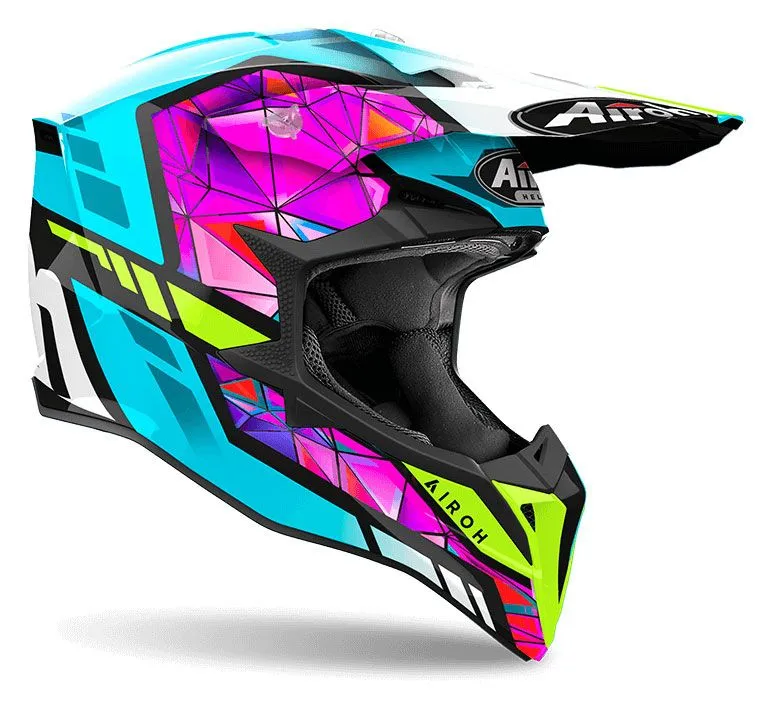 AIROH WRAAP DIAMOND GLOSS HELMET