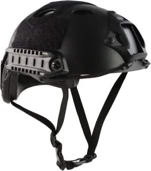 Airsoft Helmet, PJ Type Tactical Fast Helmet with Front NVG Mount and Side Rail, Paintball Military Tactical Gear with Vent Holes for Cosplay Outdoor Activities