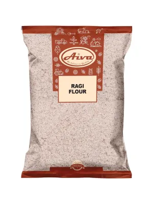 Aiva Finger Millet Flour | Ragi Flour (4 LB) – Stone-Ground Whole Grain Flour for Baking, Cooking, and Traditional Recipes