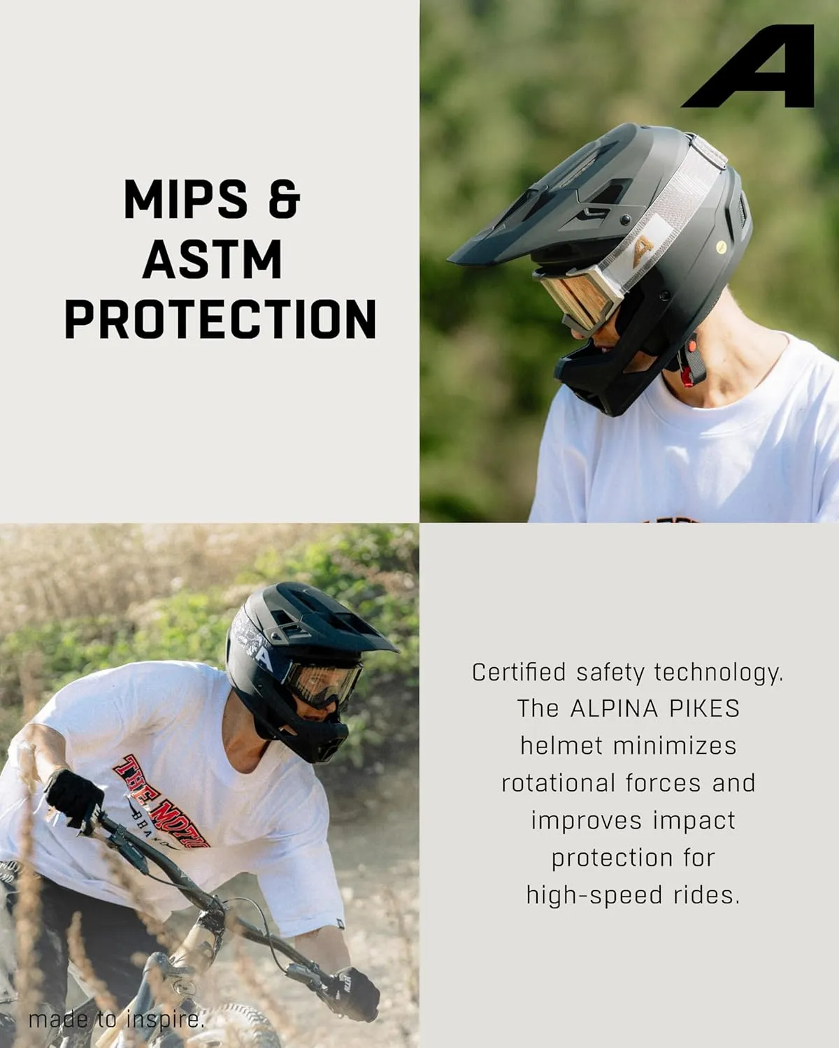 ALPINA Pikes MIPS Cycling Helmet - Lightweight Adult Full Face Downhill Mountain Bike Helmet   MIPS Technology