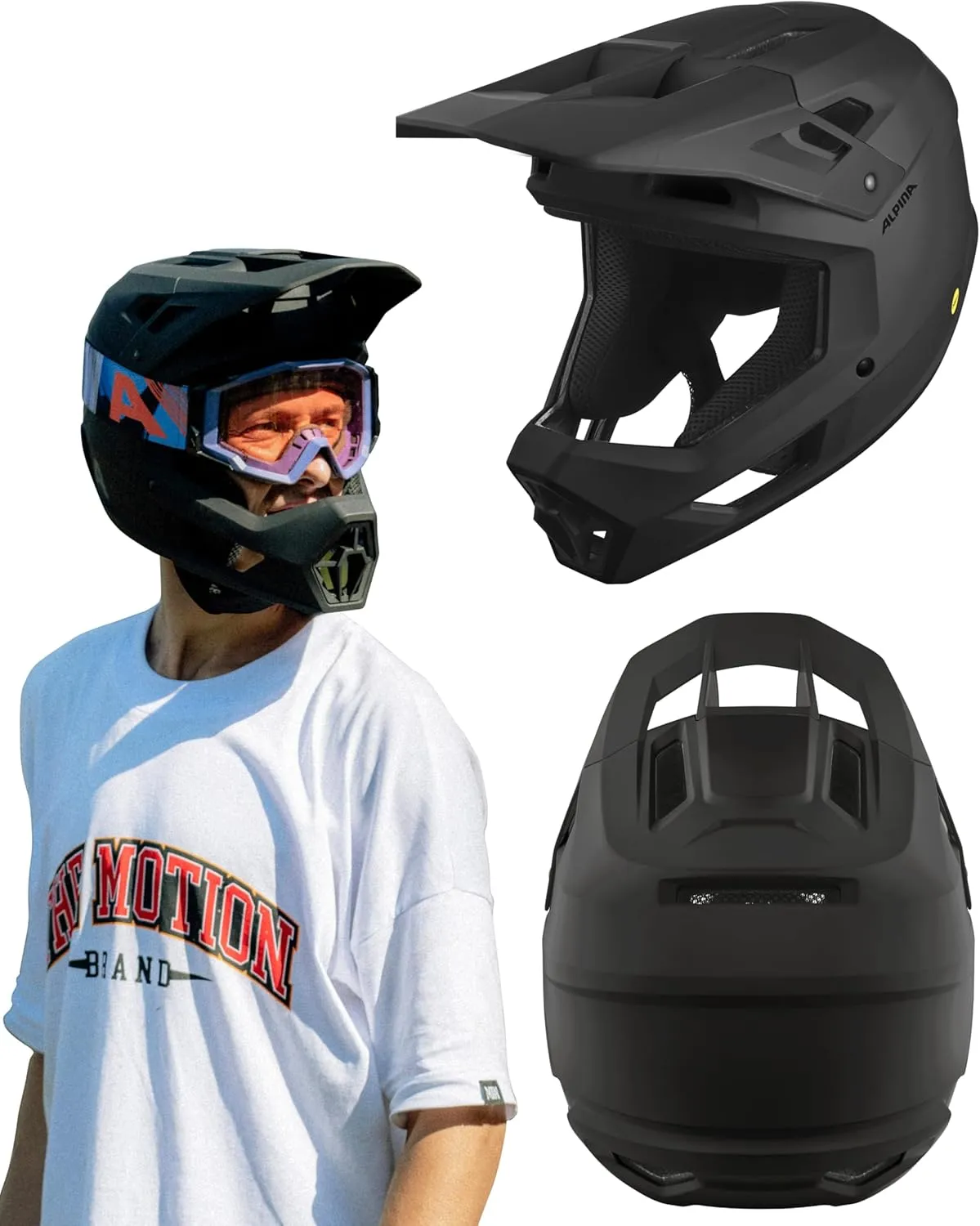 ALPINA Pikes MIPS Cycling Helmet - Lightweight Adult Full Face Downhill Mountain Bike Helmet   MIPS Technology