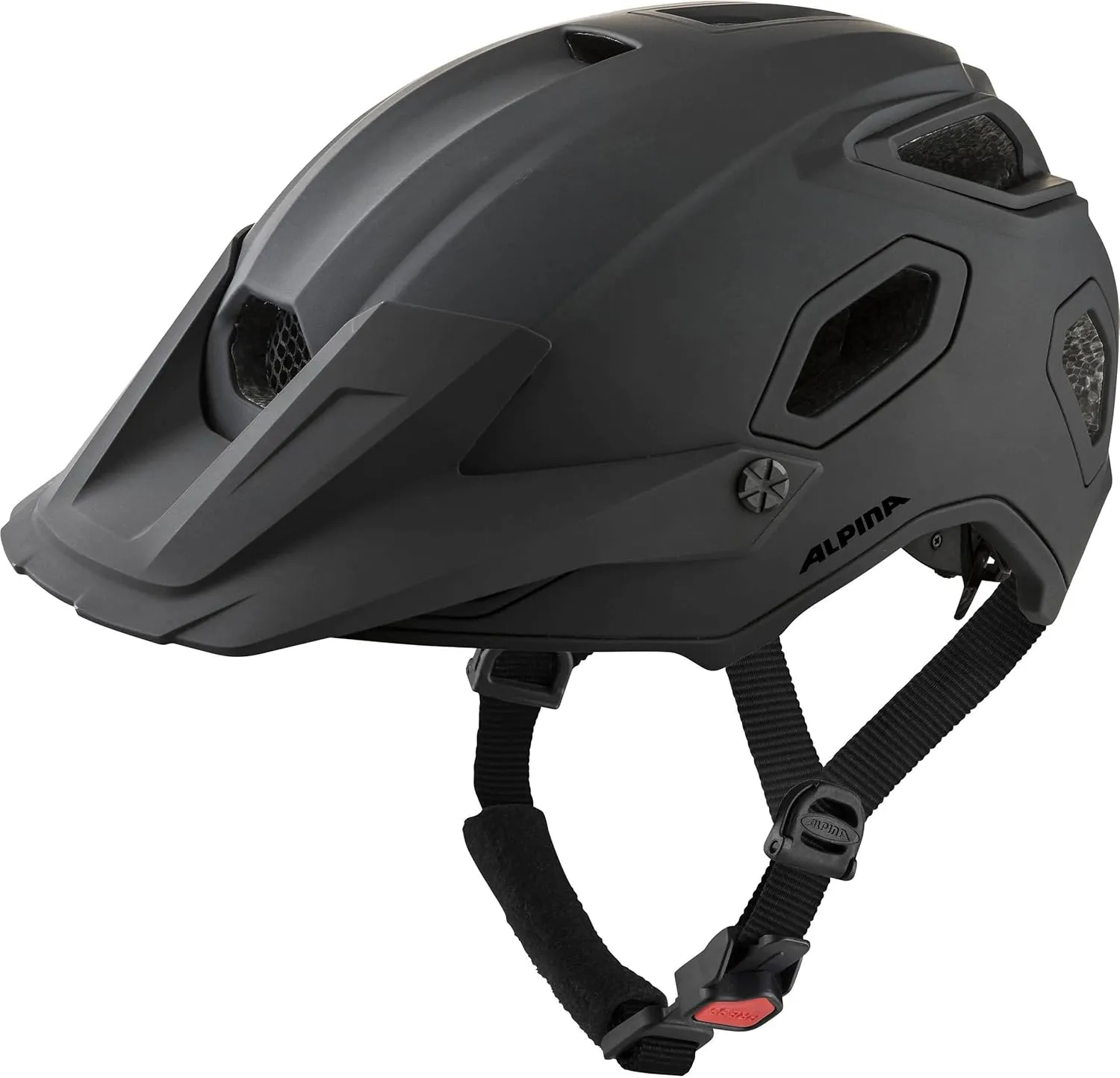ALPINA Unisex - Adults, COMOX Bicycle Helmet, Black Matte, 57-62 cm