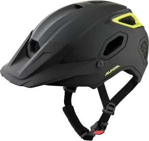 ALPINA Unisex - Adults, COMOX Bicycle Helmet, Black-Neon Matte, 57-62 cm