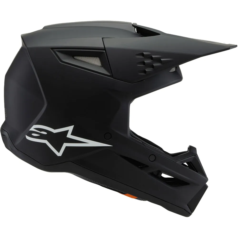 ALPINESTARS 2025 S-M3 MATTE BLACK HELMET