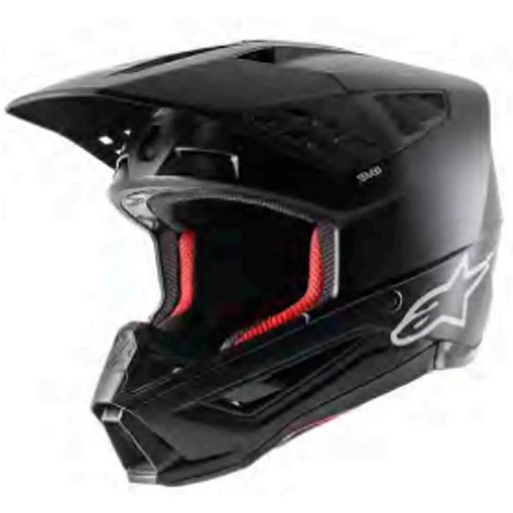 ALPINESTARS 2025 S-M5 SOLID MATTE BLACK HELMET