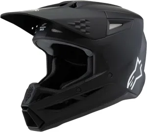Alpinestars S-M3 Youth Moto Helmet (Black Matte, Youth Medium)
