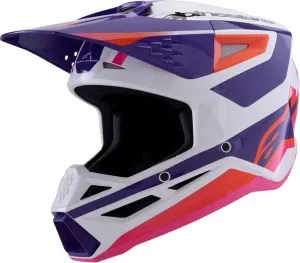 Alpinestars SM-3 Heat Helmet, ECE 22.06 & DOT Certified, Integrated Sun Visor, Advanced Ventilation, Lightweight Shell, Sport Touring Motorcycle Helmet