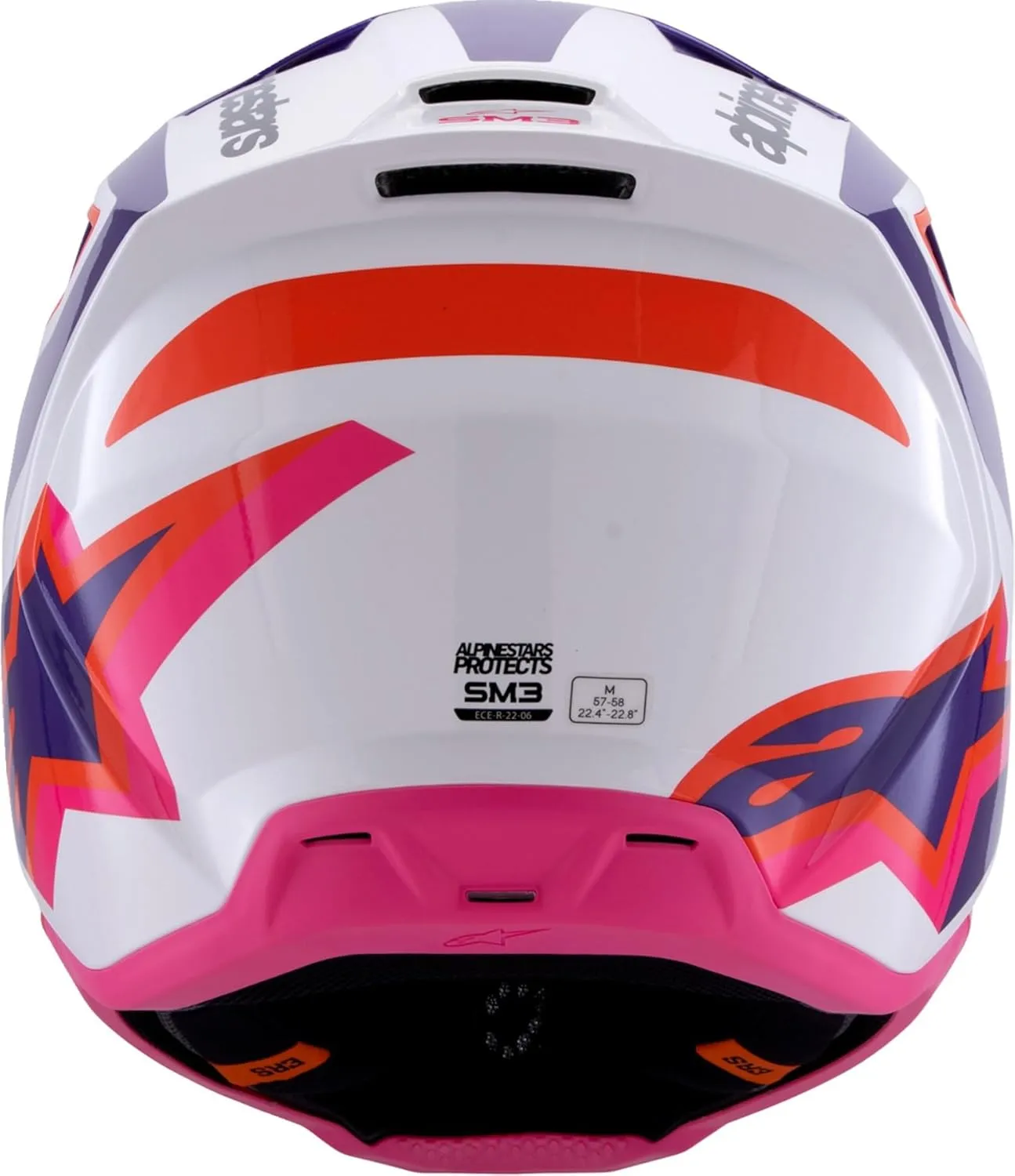 Alpinestars SM-3 Heat Helmet, ECE 22.06 & DOT Certified, Integrated Sun Visor, Advanced Ventilation, Lightweight Shell, Sport Touring Motorcycle Helmet