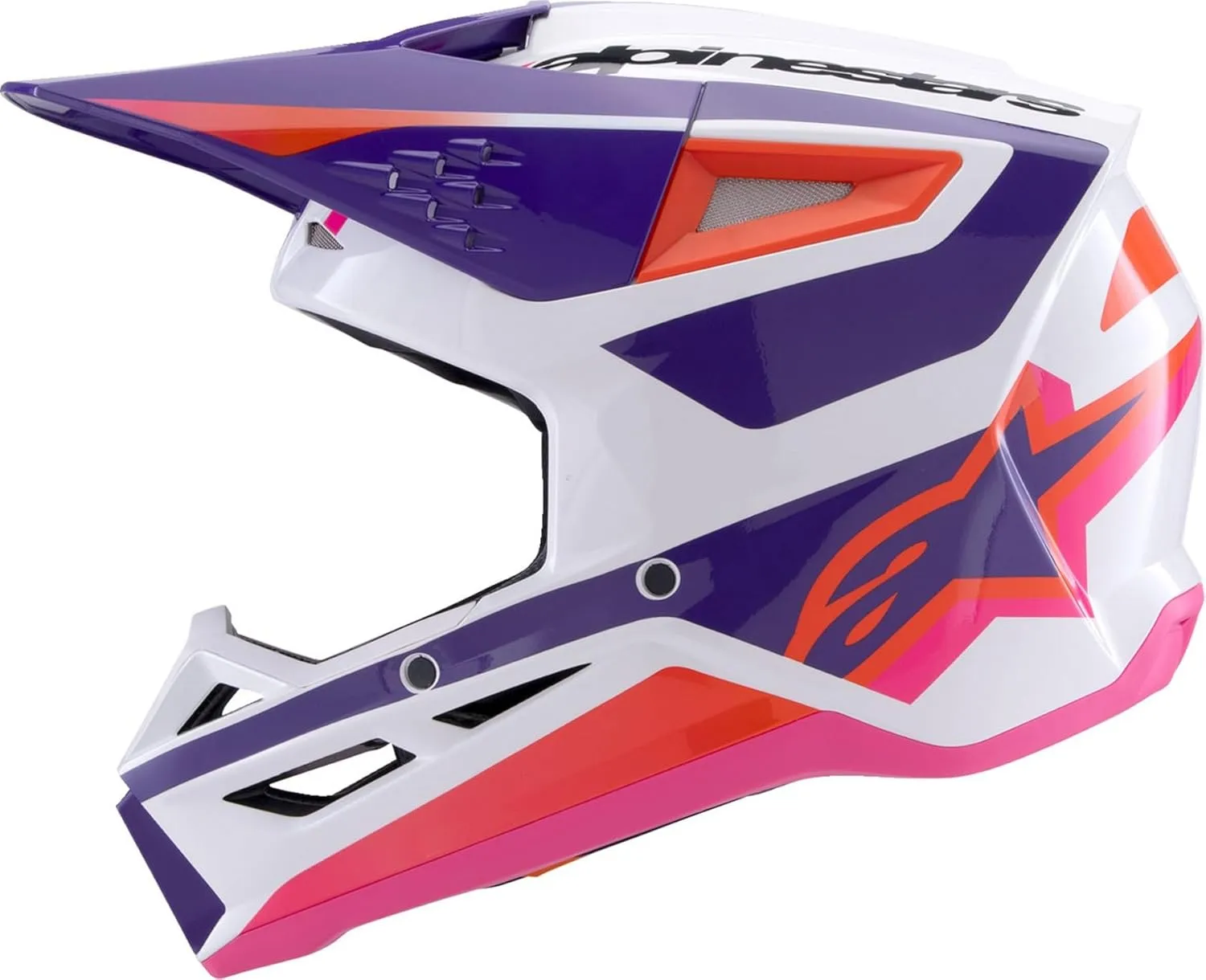 Alpinestars SM-3 Heat Helmet, ECE 22.06 & DOT Certified, Integrated Sun Visor, Advanced Ventilation, Lightweight Shell, Sport Touring Motorcycle Helmet