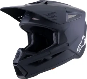 Alpinestars SM-3 Solid Helmet, ECE 22.06 & DOT Certified, Lightweight Shell, Integrated Sun Visor, Advanced Ventilation, Street and Sport Use