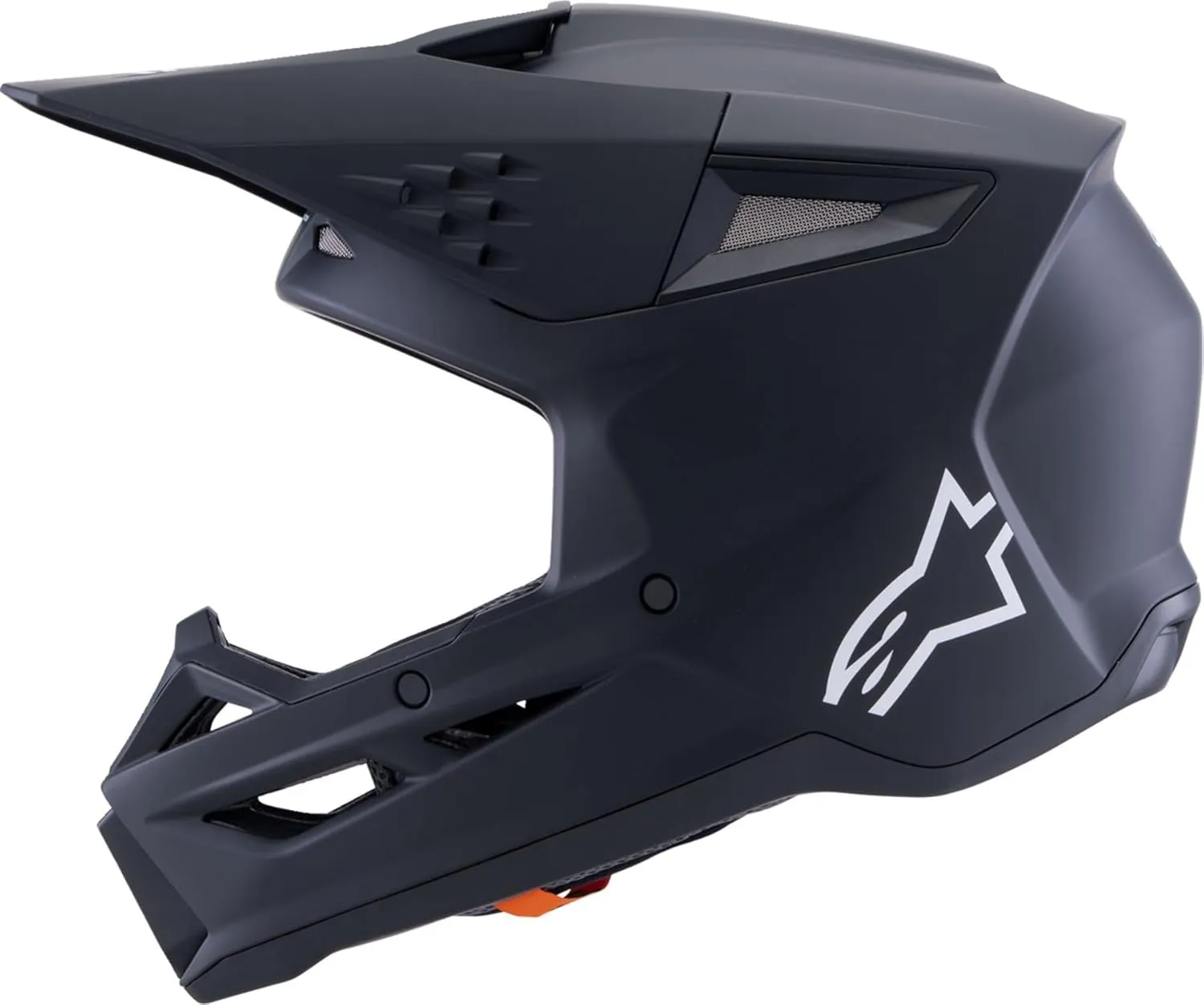 Alpinestars SM-3 Solid Helmet, ECE 22.06 & DOT Certified, Lightweight Shell, Integrated Sun Visor, Advanced Ventilation, Street and Sport Use