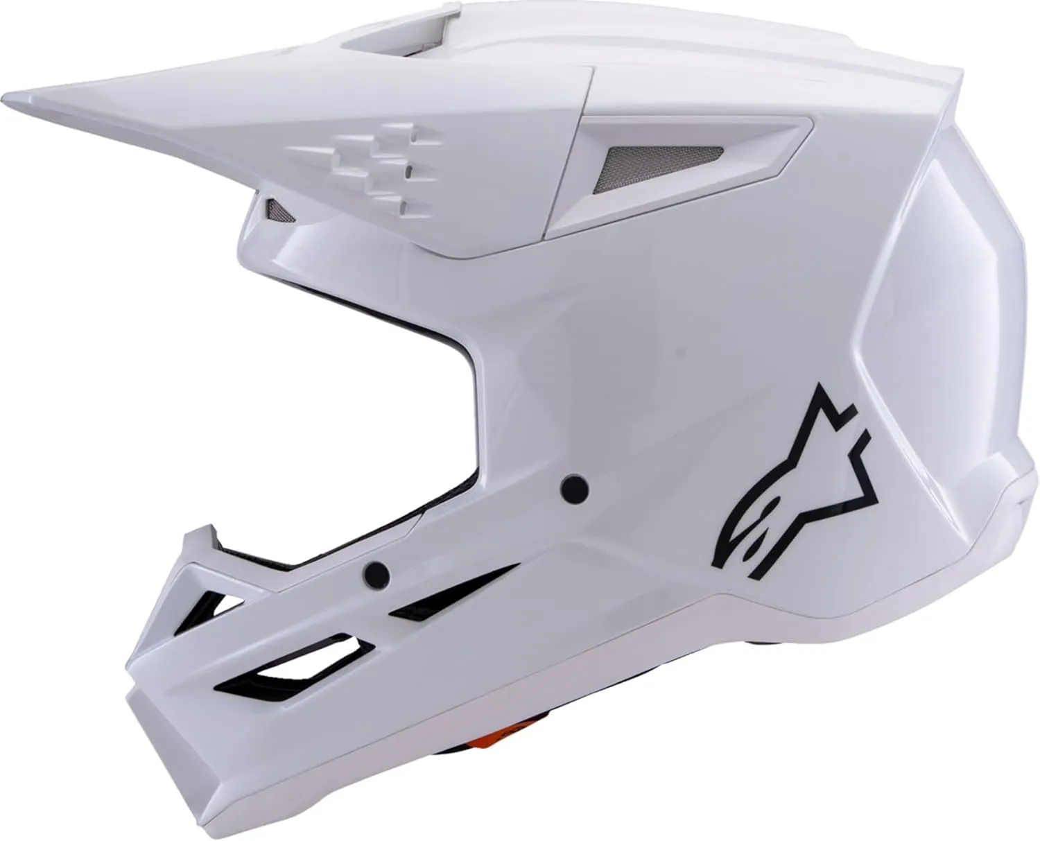 Alpinestars SM-3 Solid Helmet, ECE 22.06 & DOT Certified, Lightweight Shell, Integrated Sun Visor, Advanced Ventilation, Street and Sport Use