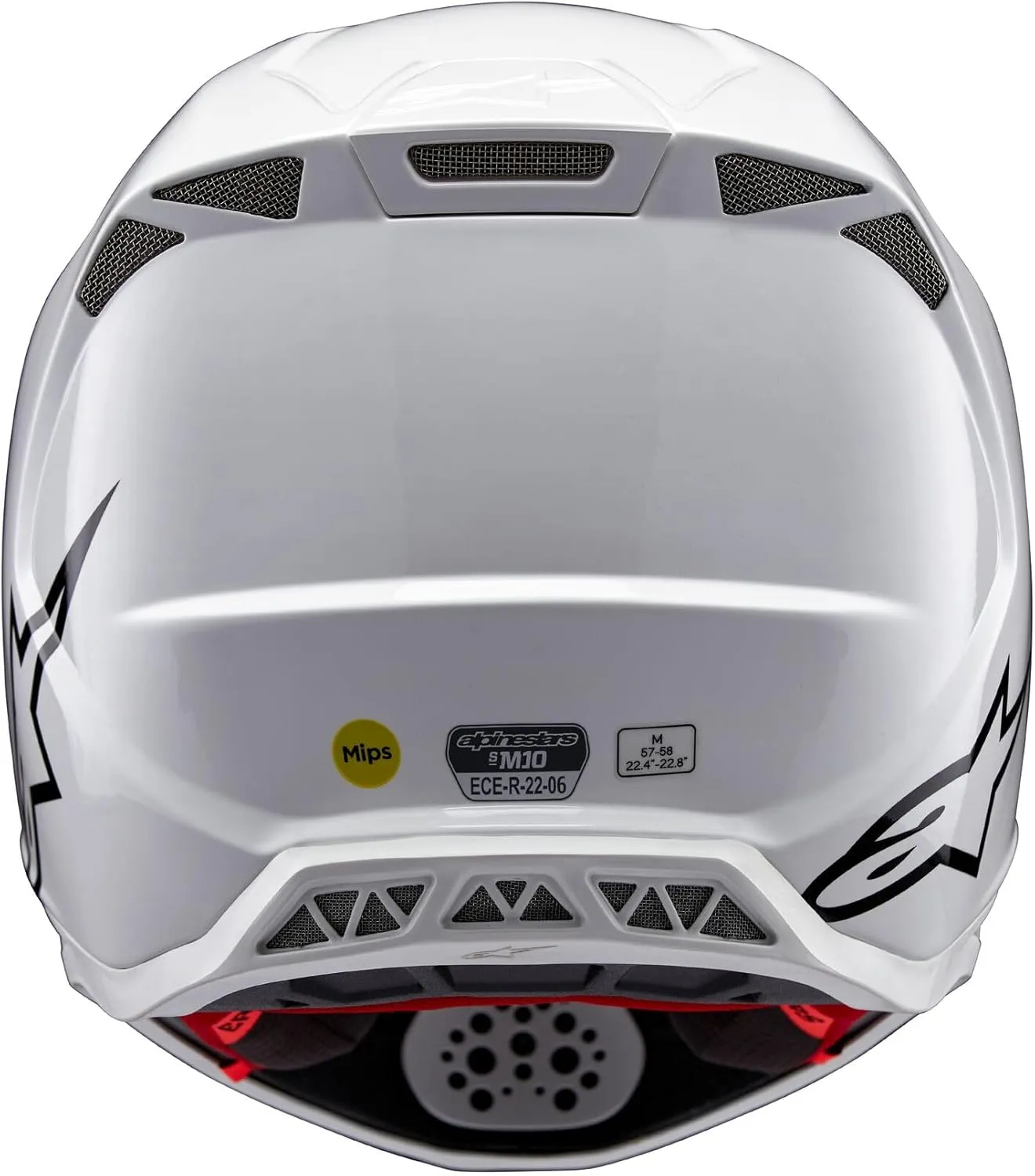 Alpinestars Supertech M10 Solid Helmet, Lightweight Carbon Shell, CE Certified, Superior Ventilation - Adult