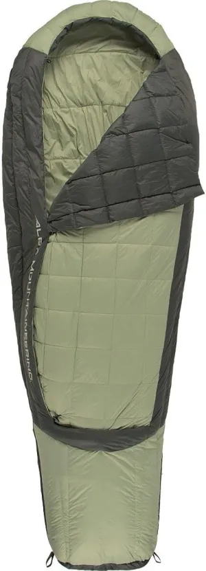 ALPS Mountaineering Dogwood   Sleeping Bag: 40F Synthetic (Light SAGE/Charcoal)
