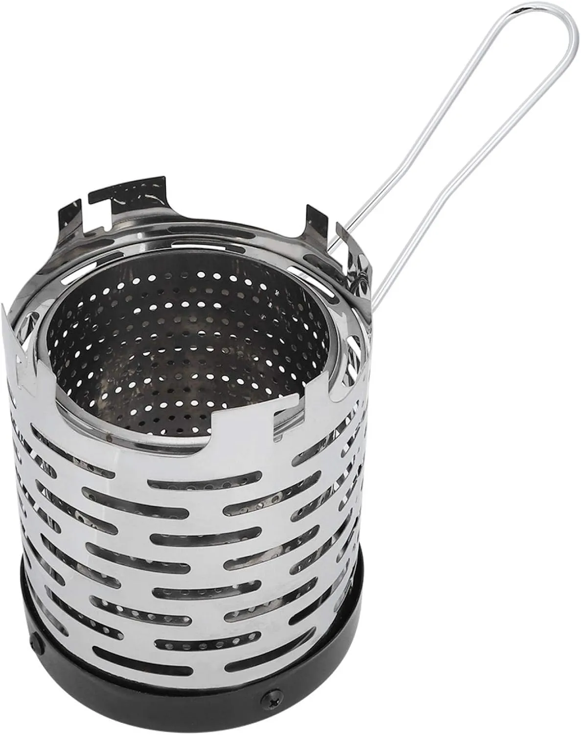 Alvinlite Camping Mini Heater Stainless Steel Camping Stove Tent Heating Cover Warming Stove Cover for Outdoor Backpacking Hiking