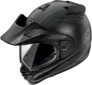 Arai XD-5 Discovery Unisex-Adult Dual Sports Motorcycle Helmet - Black Frost / Large, 0140-0341