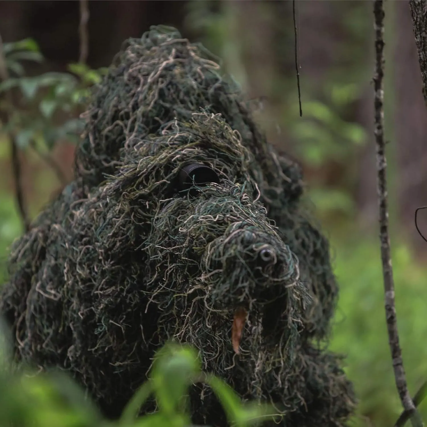 Arcturus Ghost Ghillie Suit & Ponchos for Men | Dense, Double-Stitched Design | Superior Camo Hunting Clothes for Men, Hunters, Military, Sniper Airsoft and Paintball