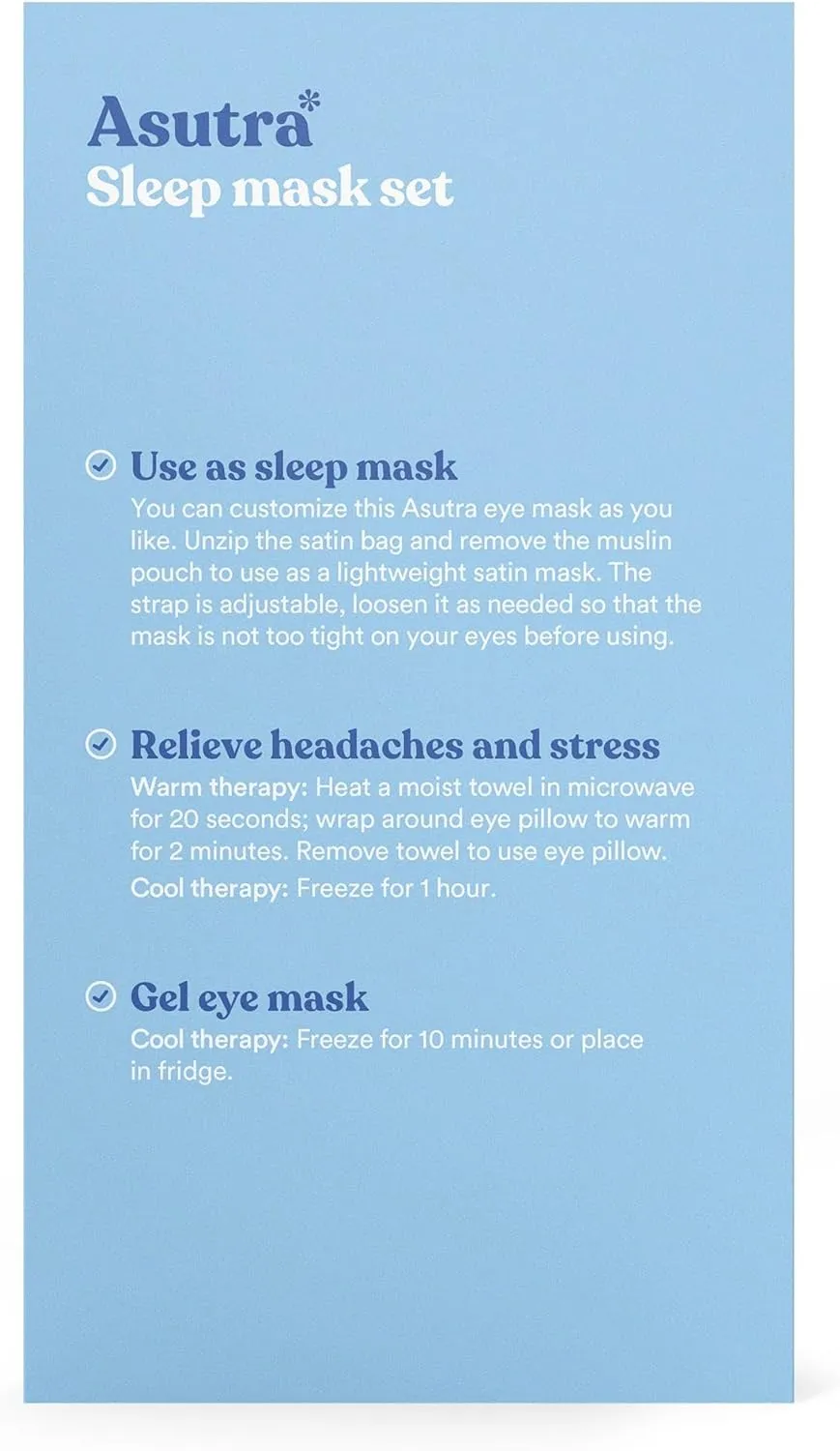 ASUTRA Silk Eye Pillow for Sleep, Silver | Filled w/Lavender & Flax Seeds | Weighted | Meditation & Light Blocking Blindfold