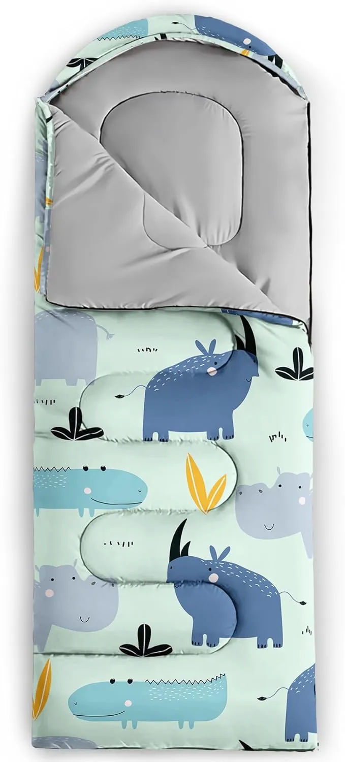 Axolotl Mermaid Scales Sleeping Bag for Kids Girls–Lightweight Warm Cold Weather Sleeping Bags,Waterproof Portable Sleeping Bag for Camping,3 Season Cold Weather Sleeping Bag,Sleeping Bag for Hiking