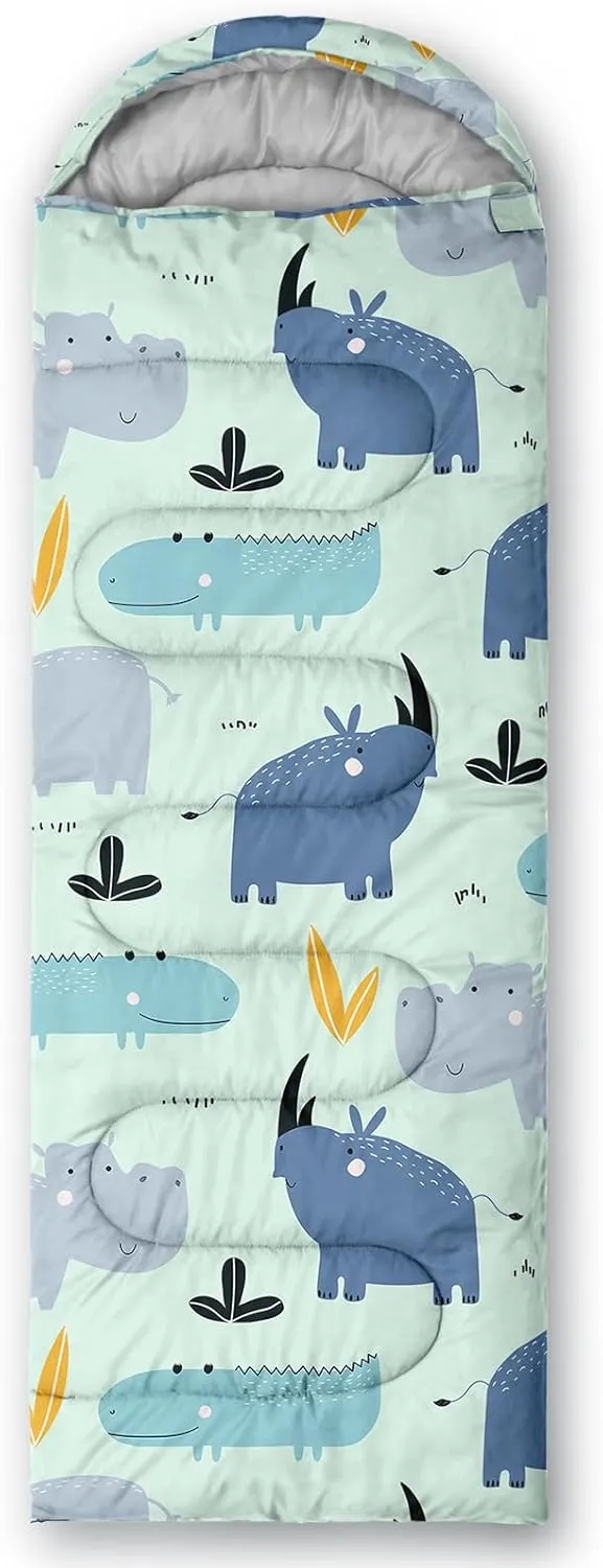 Axolotl Mermaid Scales Sleeping Bag for Kids Girls–Lightweight Warm Cold Weather Sleeping Bags,Waterproof Portable Sleeping Bag for Camping,3 Season Cold Weather Sleeping Bag,Sleeping Bag for Hiking