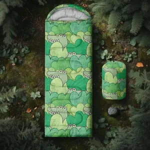 Axolotl Penguin Sleeping Bag for Kids,Kawaii Animals Camping Bag with Compression Sack for Women Men Waterproof Portable and Lightweight for 3 Season Traveling Outdoors Hiking Camping Gear Equipment