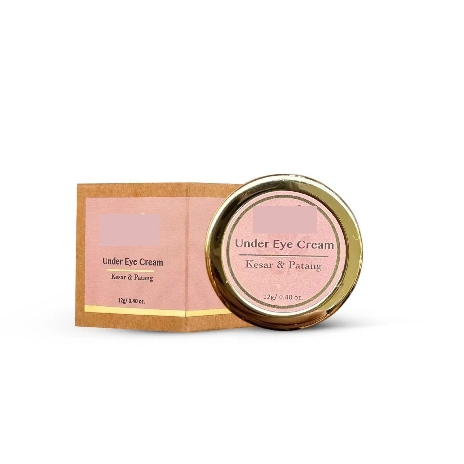 Ayurvedic Under Eye Cream (12Gm) for Dark Circles & Puffiness | Goodness of Kesar, Patang & Kukumadi Oil | Ayush Certified | GMO, Paraben and Silicone Free