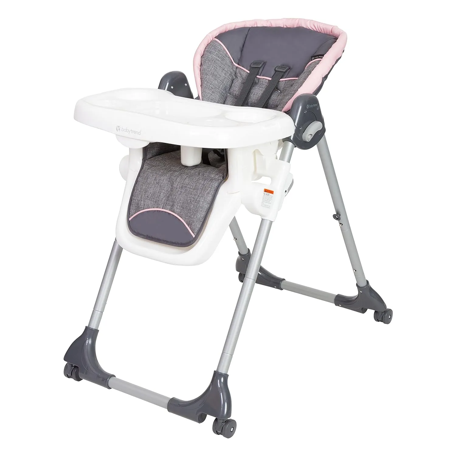Baby Trend Dine Time 3-in-1 High Chair, Starlight Pink