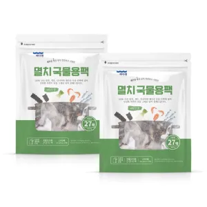 BADAONE Korean Jeju Soup Stock Pack 405g x 2 ｜ Natural Seafood Broth Base ｜ No Additives ｜ Easy & Quick Preparation