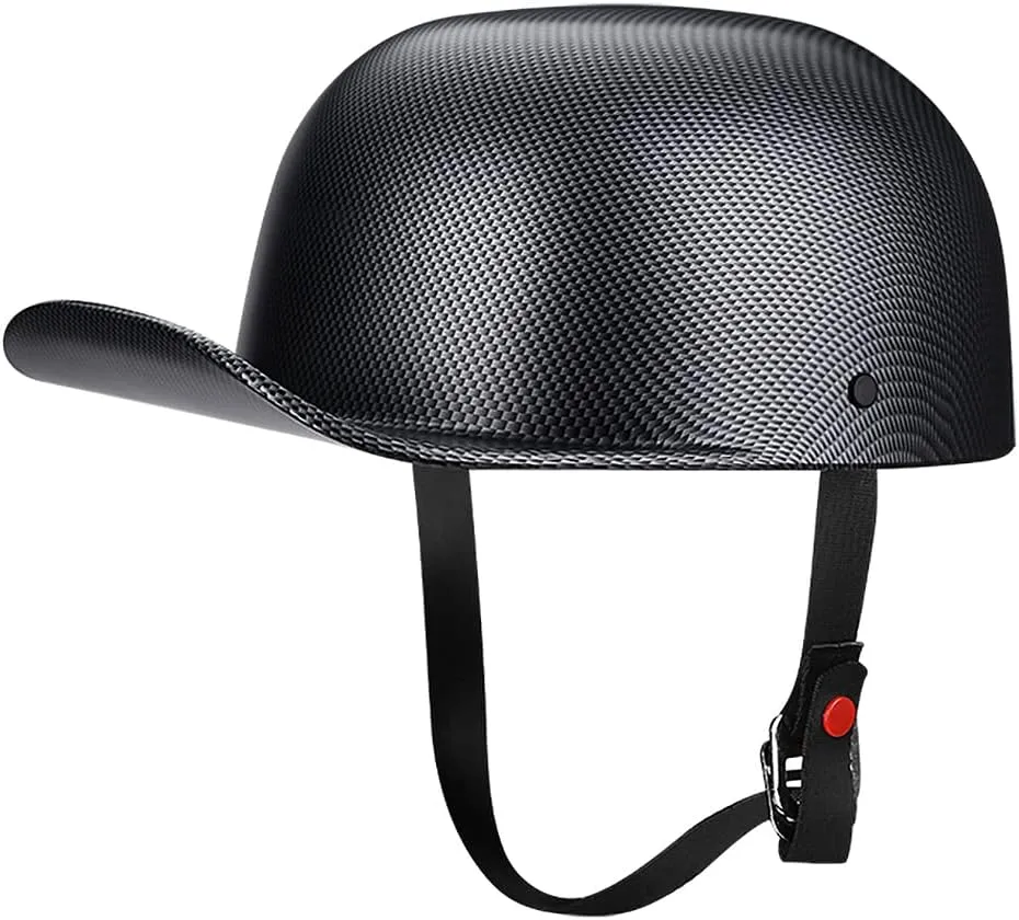 Baseball Style Cap Motorcycle Helmet Unisex-Adult - DOT Approved