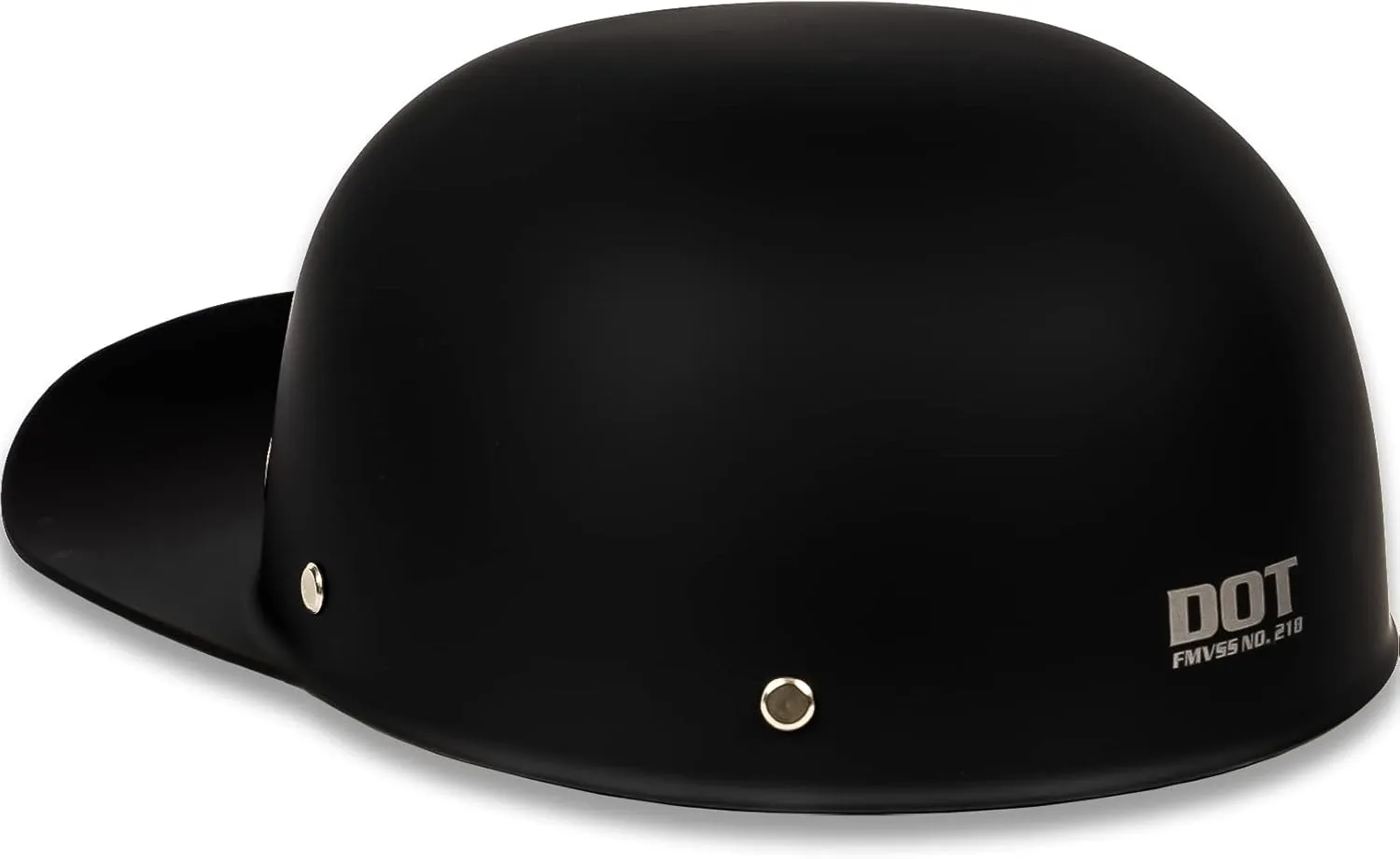 Baseball Style Cap Retro Motorcycle Helmet Unisex-Adult - DOT Approved