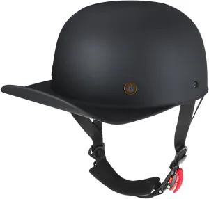 Baseball Style Cap Retro Motorcycle Helmet Unisex-Adult - DOT Approved