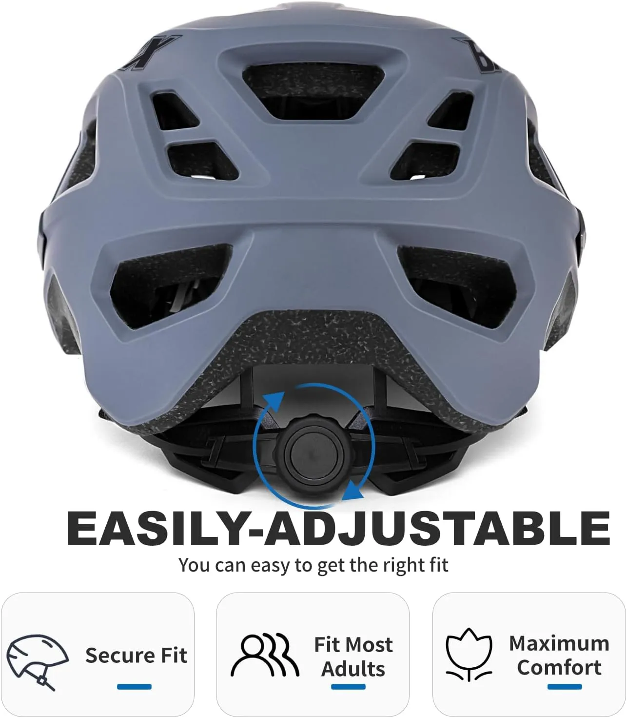 BATFOX Mountain Bike Helmet for Men Women,MTB Bicycle Cycling ebike Helmet for Adults Fit(52-60CM)