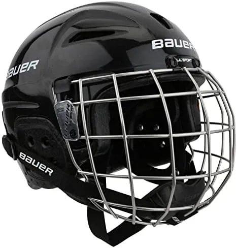 Bauer Lil Sport Hockey Helmet Combo with Face Mask Cage