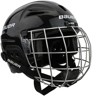 Bauer Lil Sport Hockey Helmet Combo with Face Mask Cage
