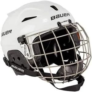 Bauer Lil Sport Hockey Helmet Combo with Face Mask Cage