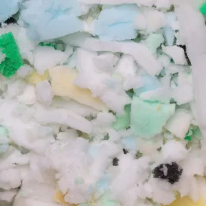 Bean Products Shredded Foam Filling Made from Recycled Materials – Long Lasting Shredded Bean Bag Filler Foam - Lightweight Moldable Foam Filling - 5 LBs