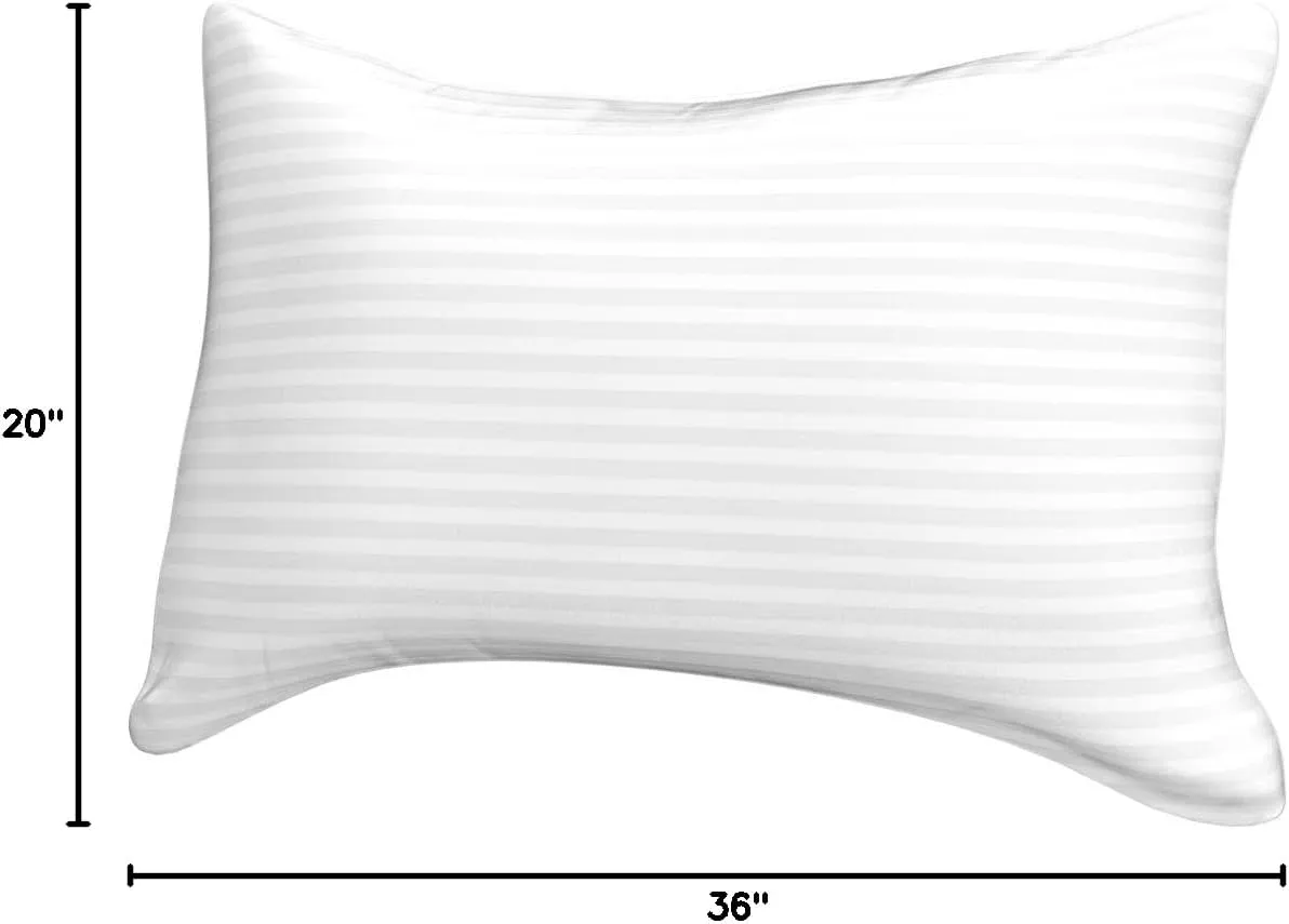 Beckham Hotel Collection Bed Pillows King Size Set of 2 - Down Alternative Bedding Gel Cooling Big Pillow for Back, Stomach or Side Sleepers