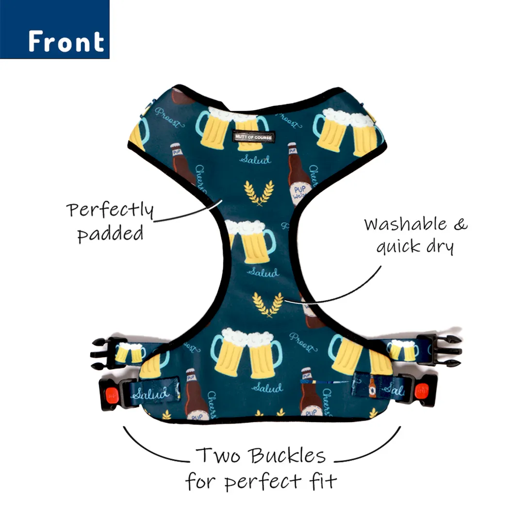 Beers N' Cheers Vest Harness For Dogs