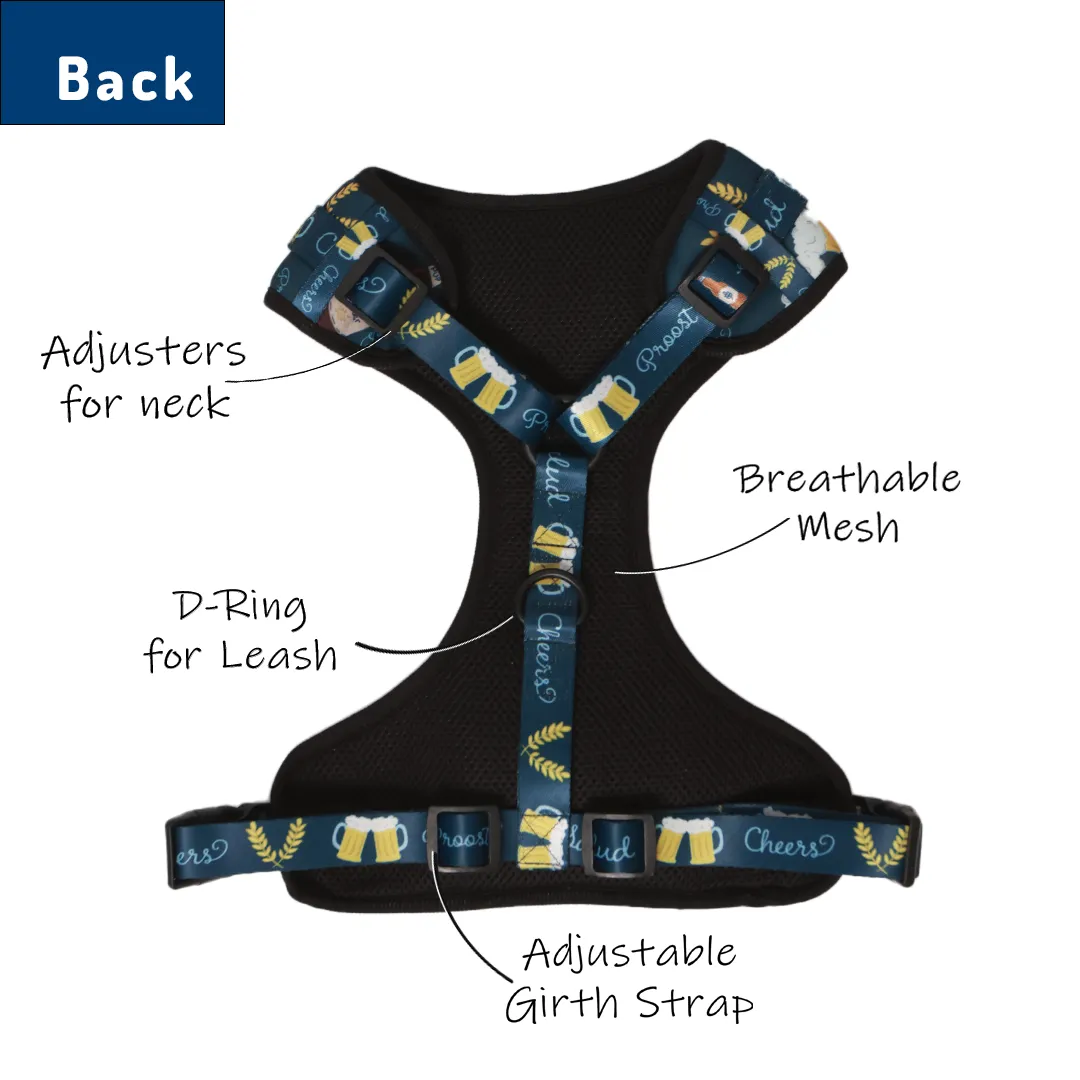 Beers N' Cheers Vest Harness For Dogs